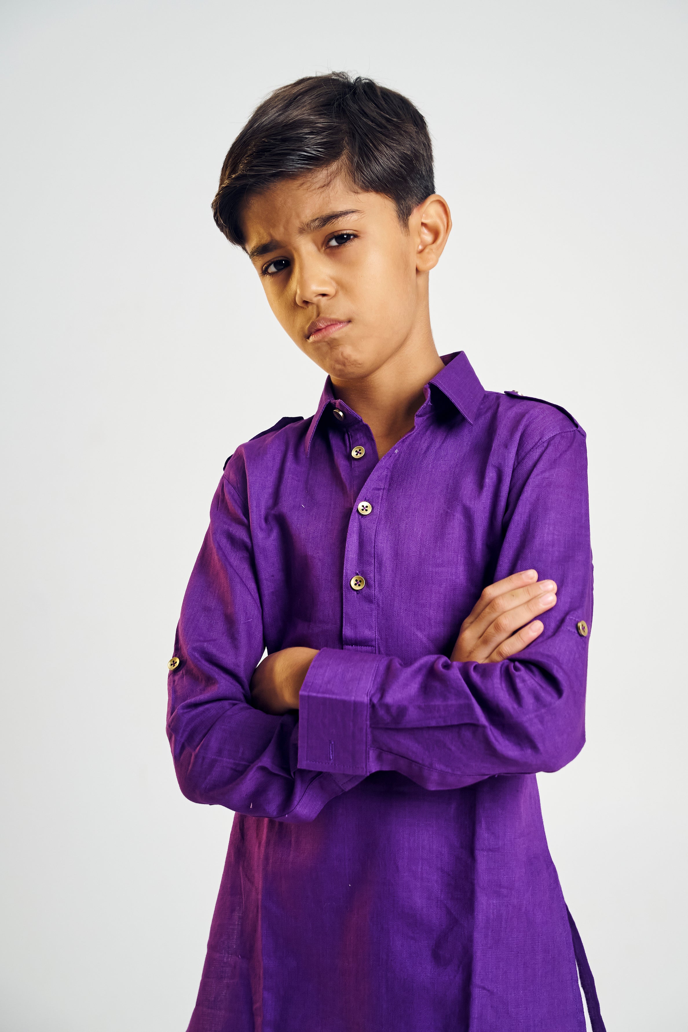 Nazuk – Mehfil Violet Kurta Pajama Set