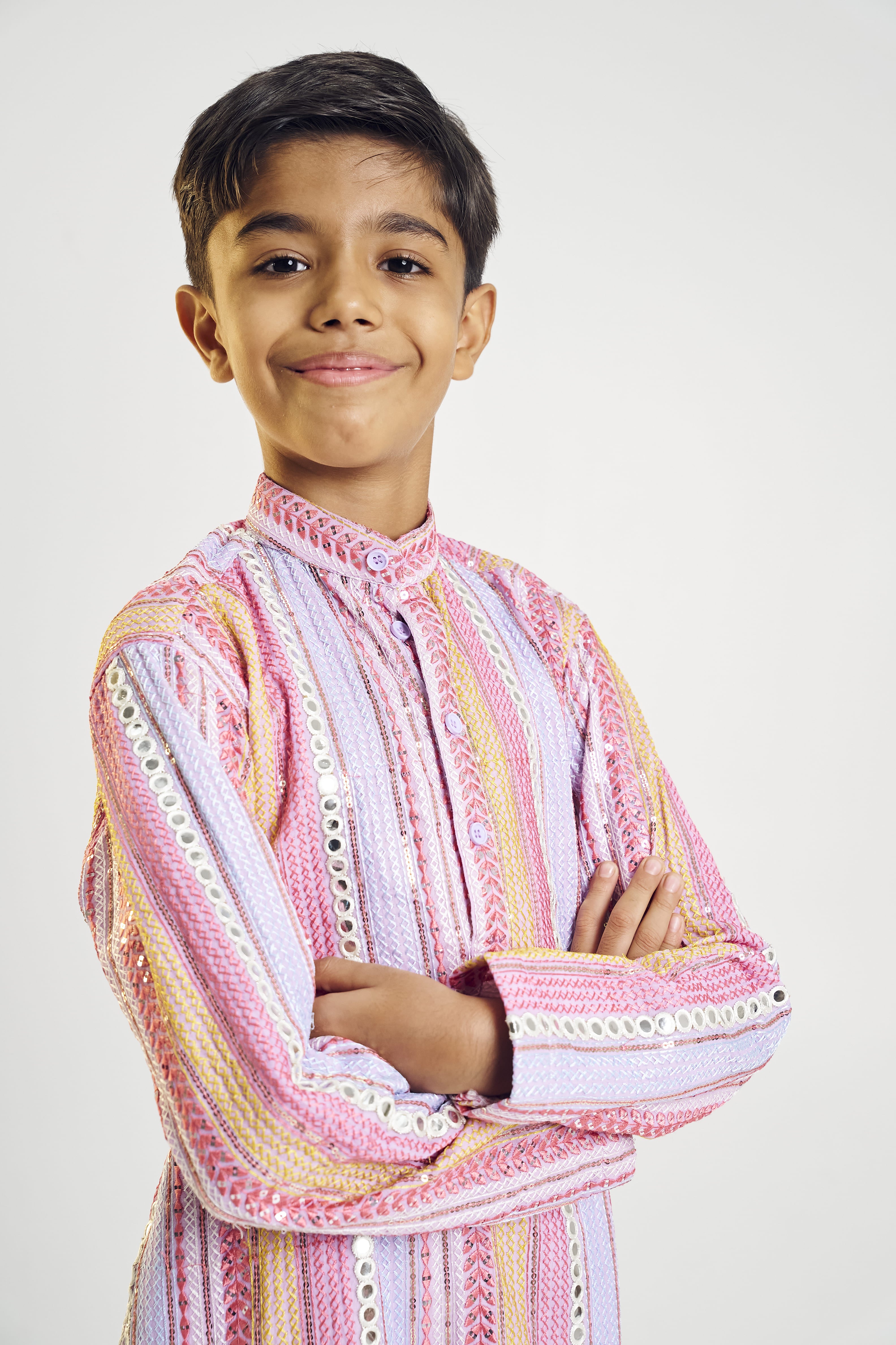 Nazuk – Sitara Lavender Kurta Set