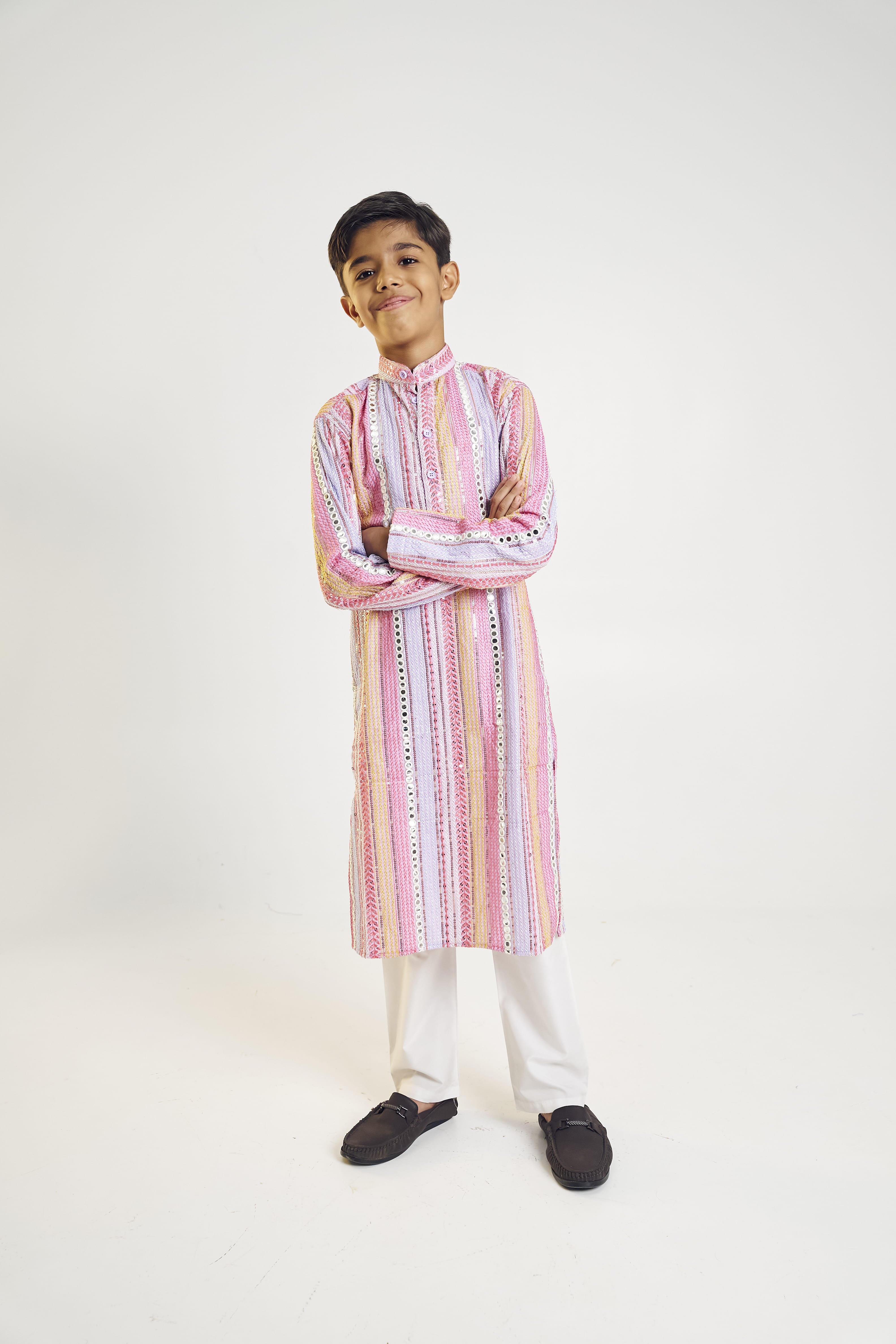 Nazuk – Sitara Lavender Kurta Set