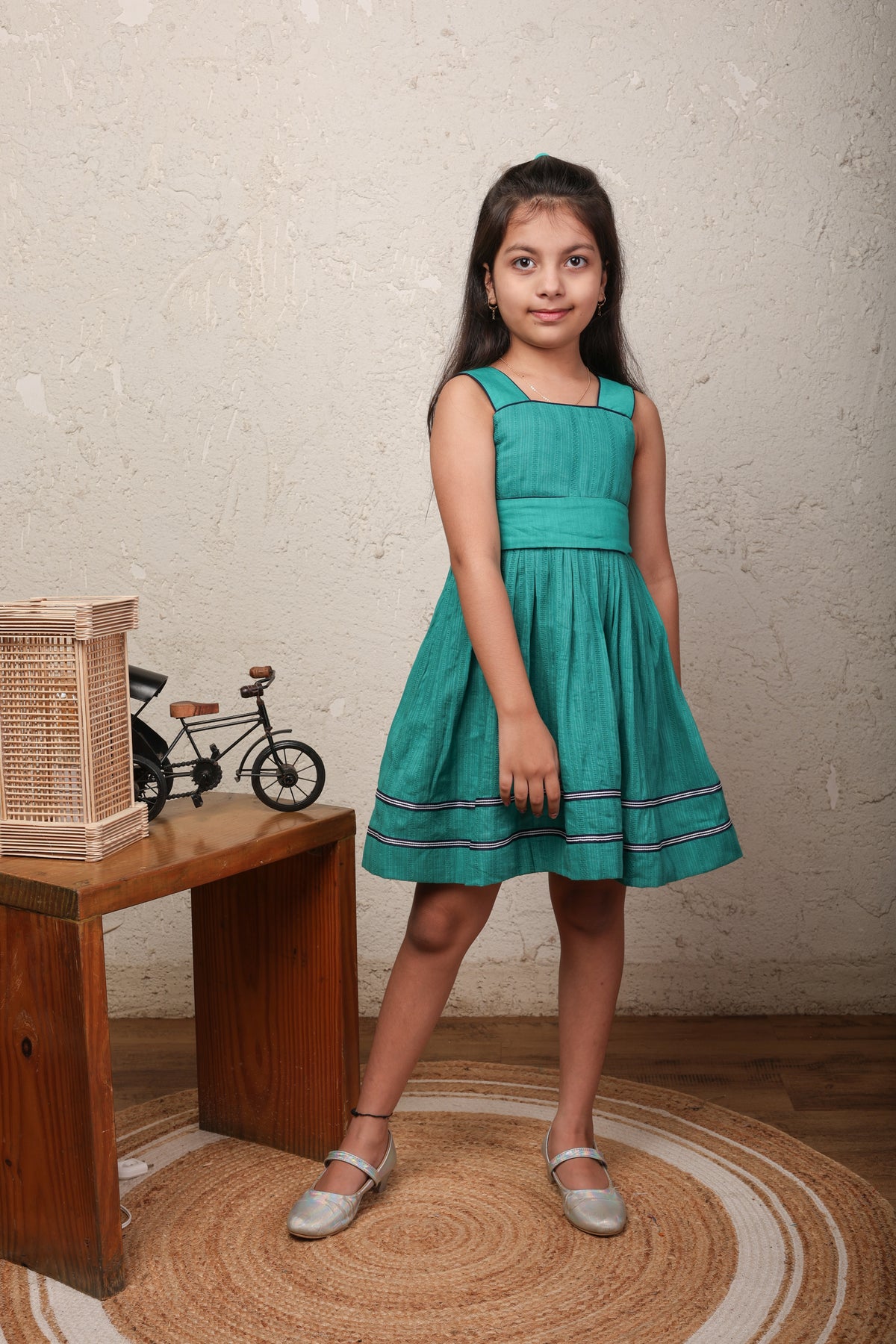 Teal Flare Dress