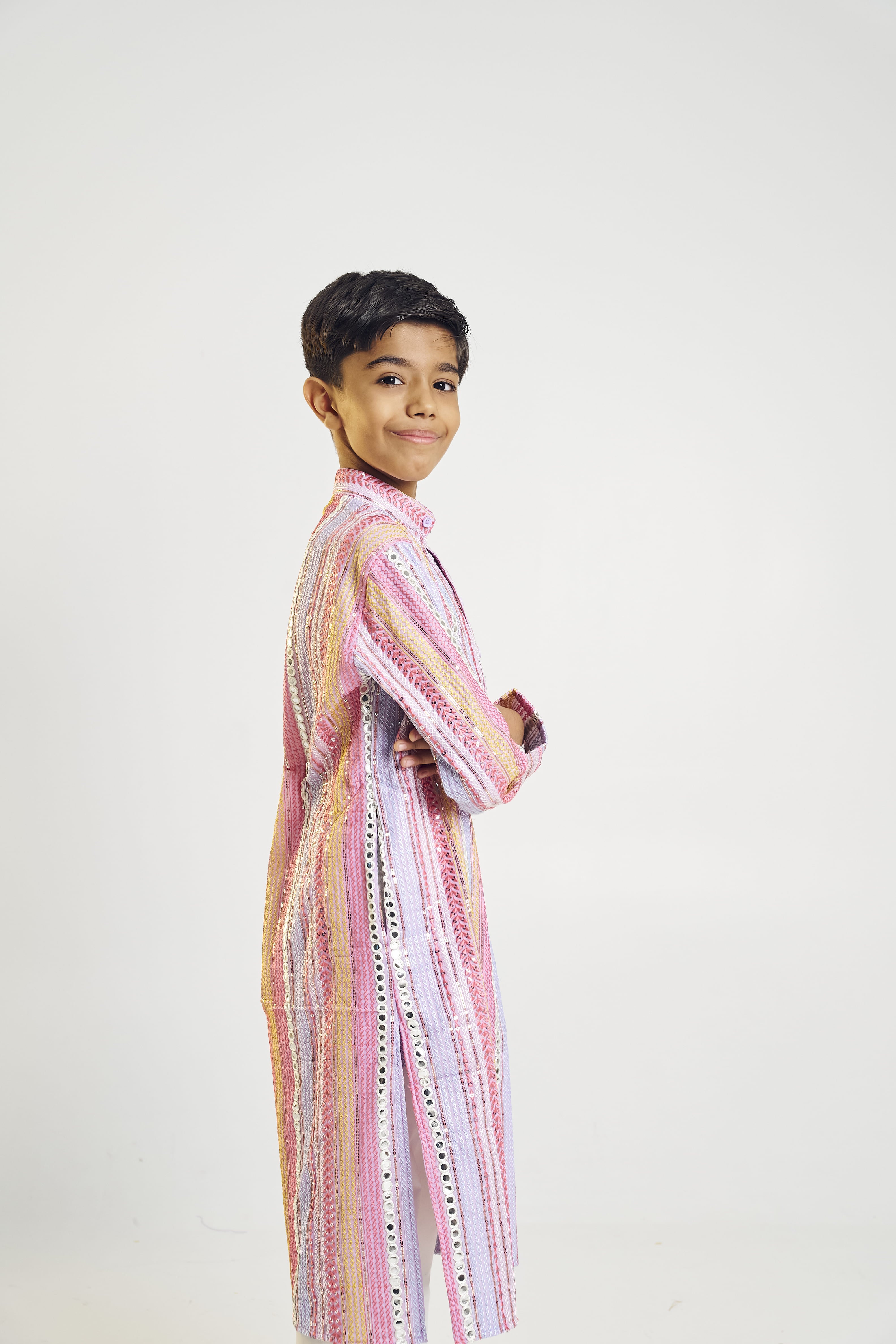 Nazuk – Sitara Lavender Kurta Set