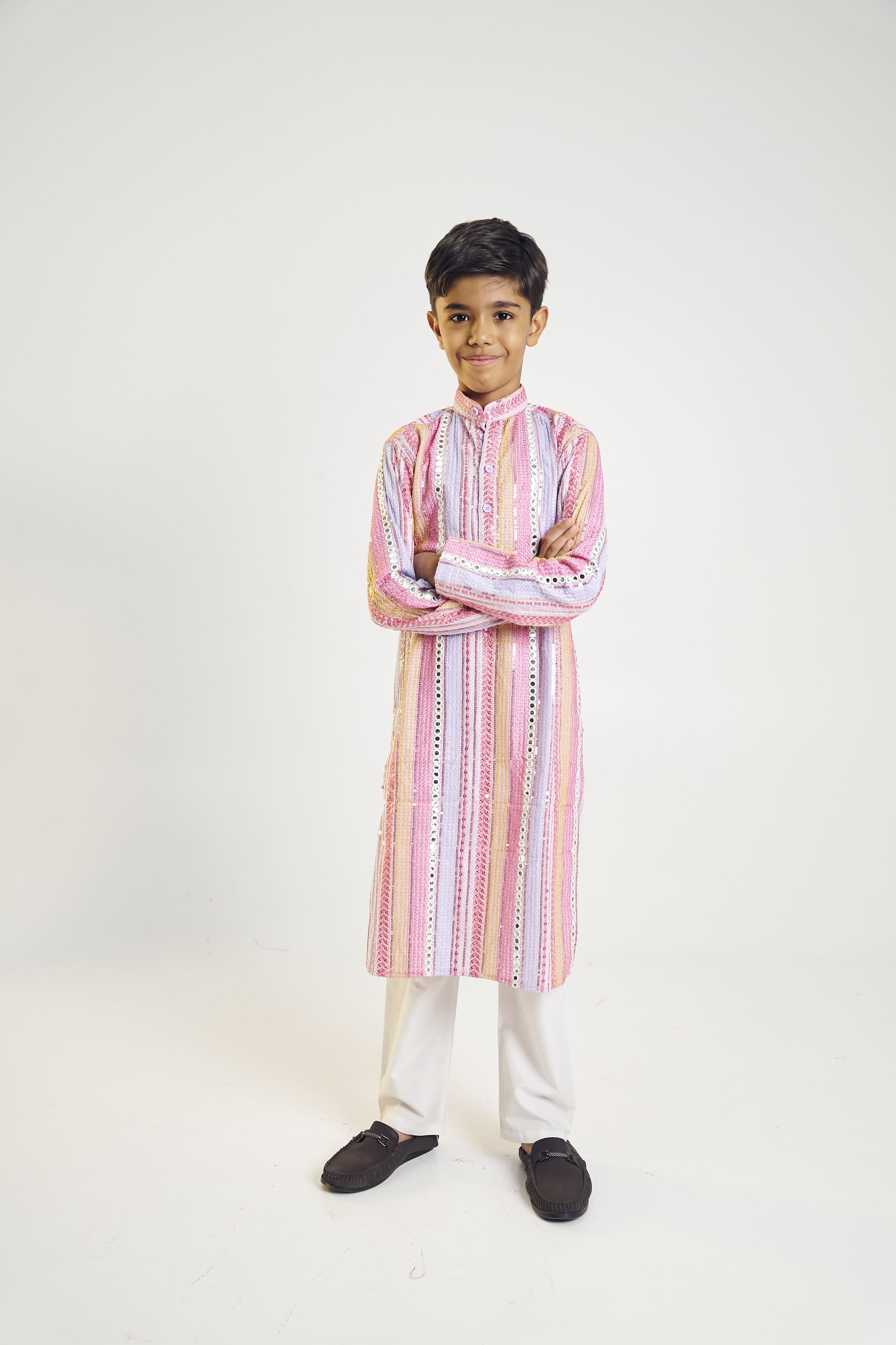 Nazuk – Sitara Lavender Kurta Set