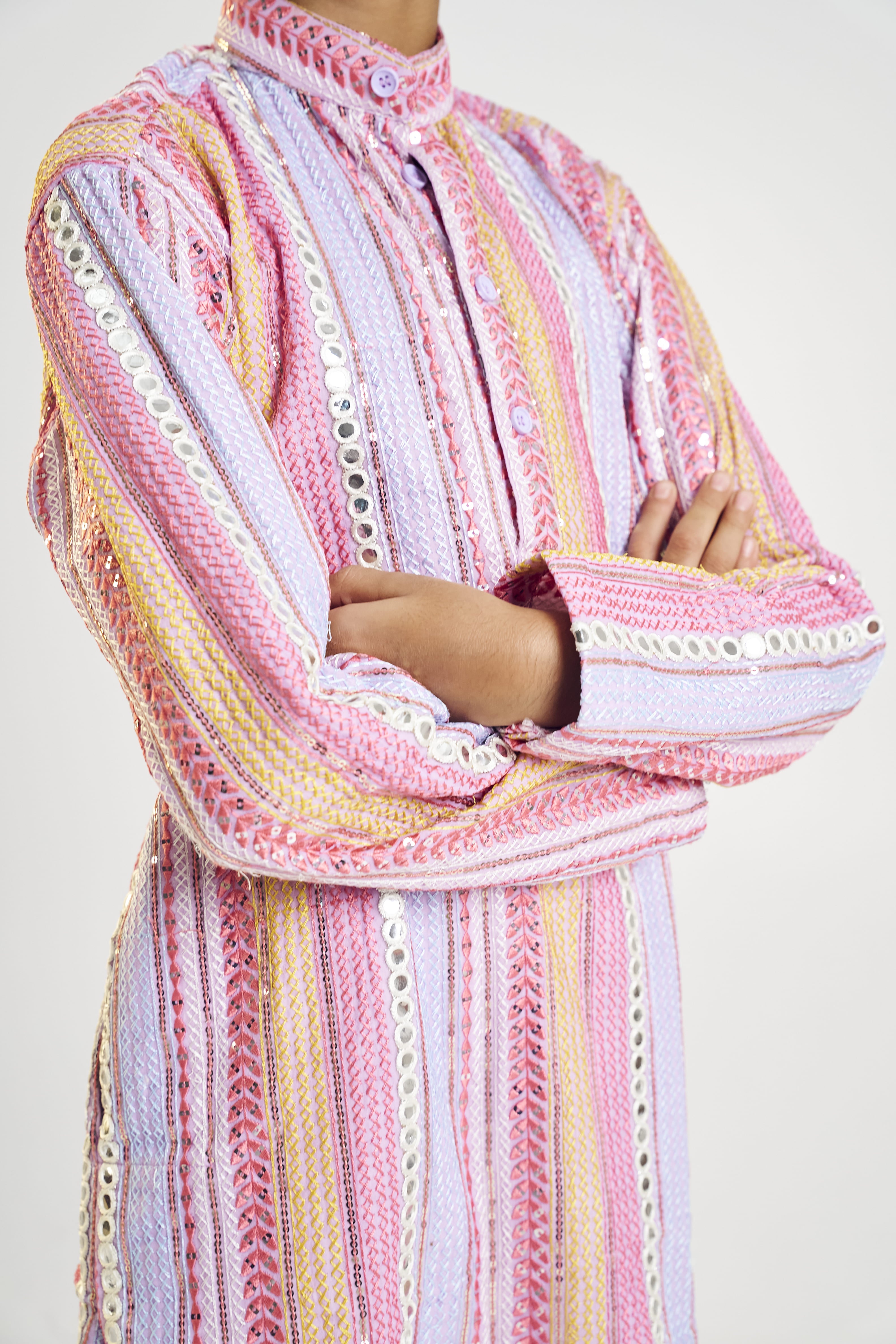 Nazuk – Sitara Lavender Kurta Set