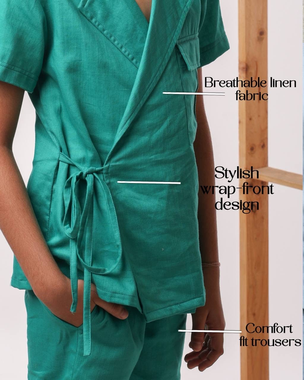 Meadow Leaf Knotted Co-ord Set