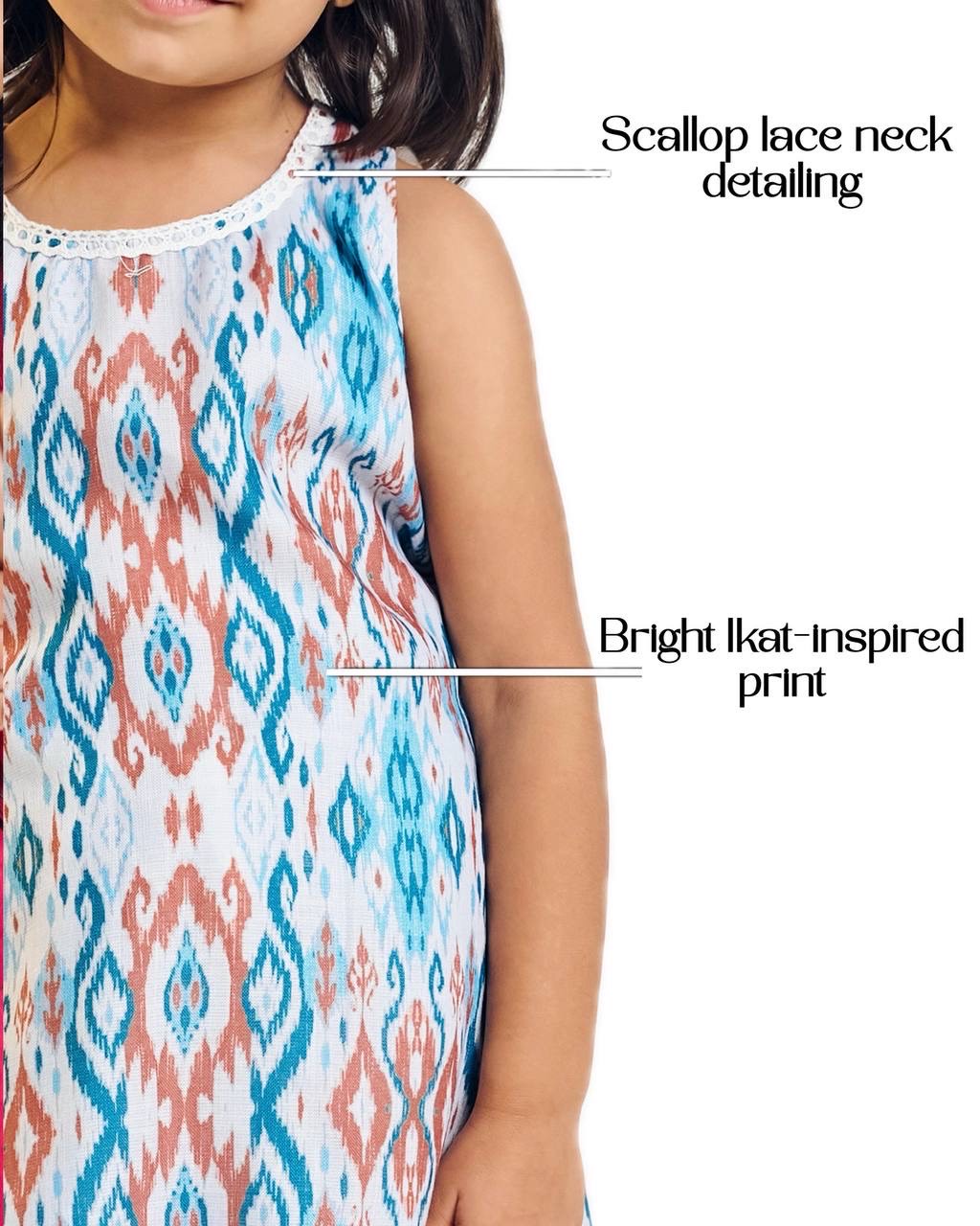 Nazuk – Ikat Inayat Kurta Set With Tulip Pants