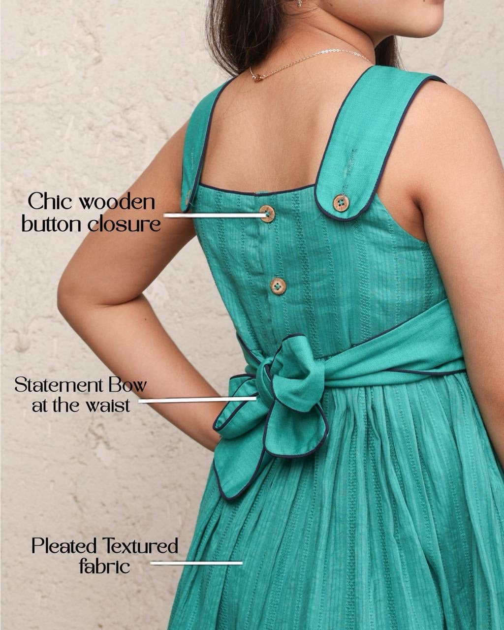 Meadow Leaf Flare Dress