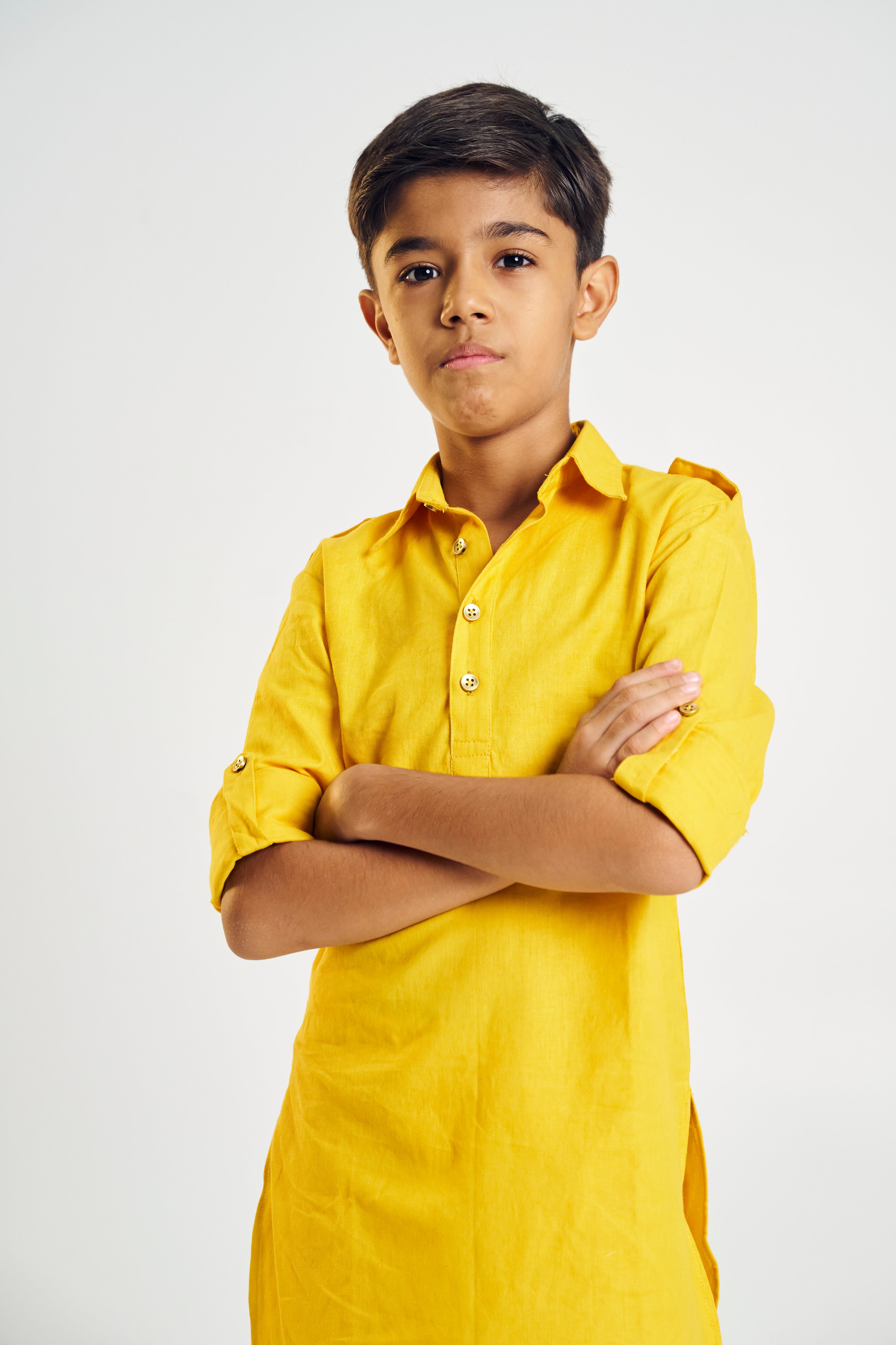 Nazuk – Mehfil Yellow Kurta Pajama Set