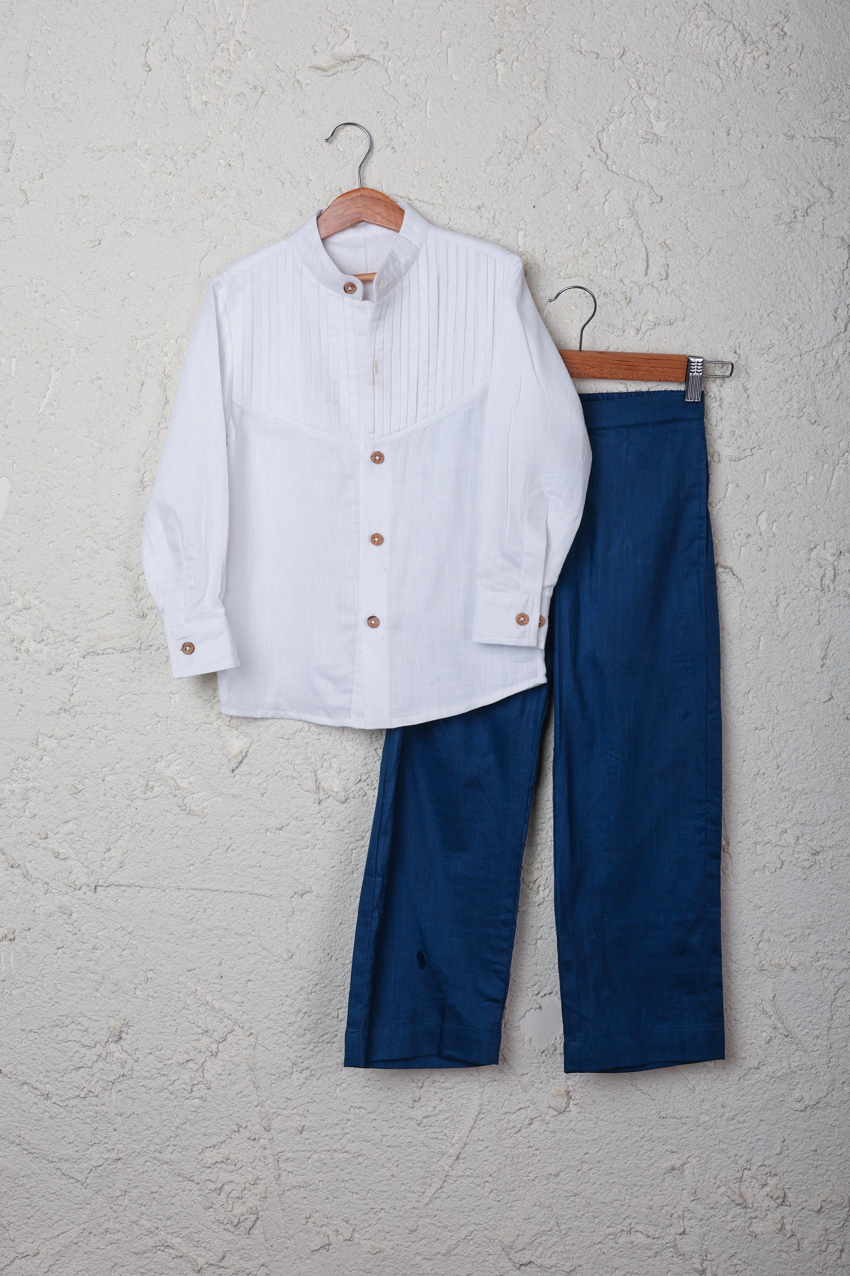 White Pintucks Set