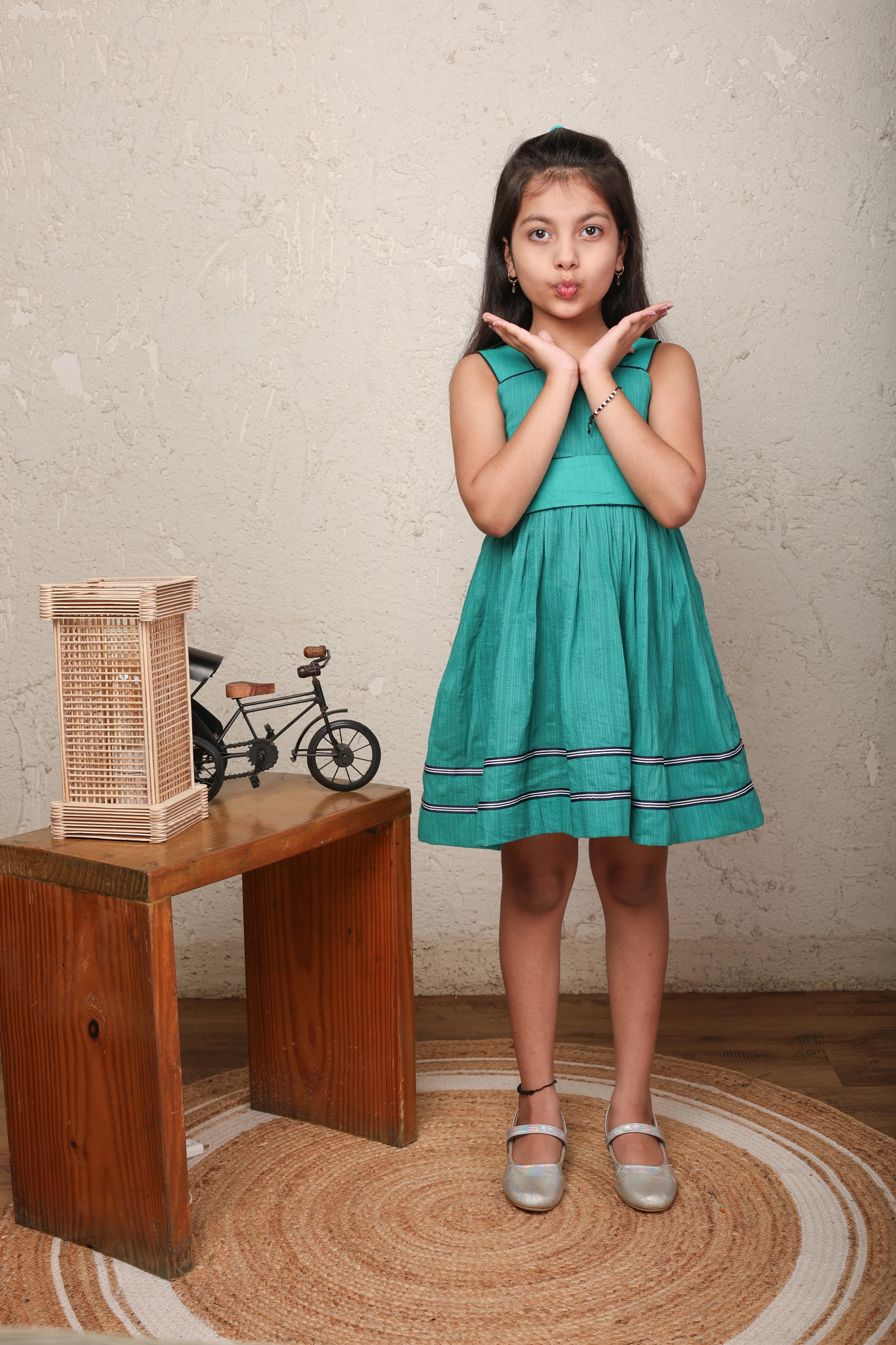 Green Flare Dress