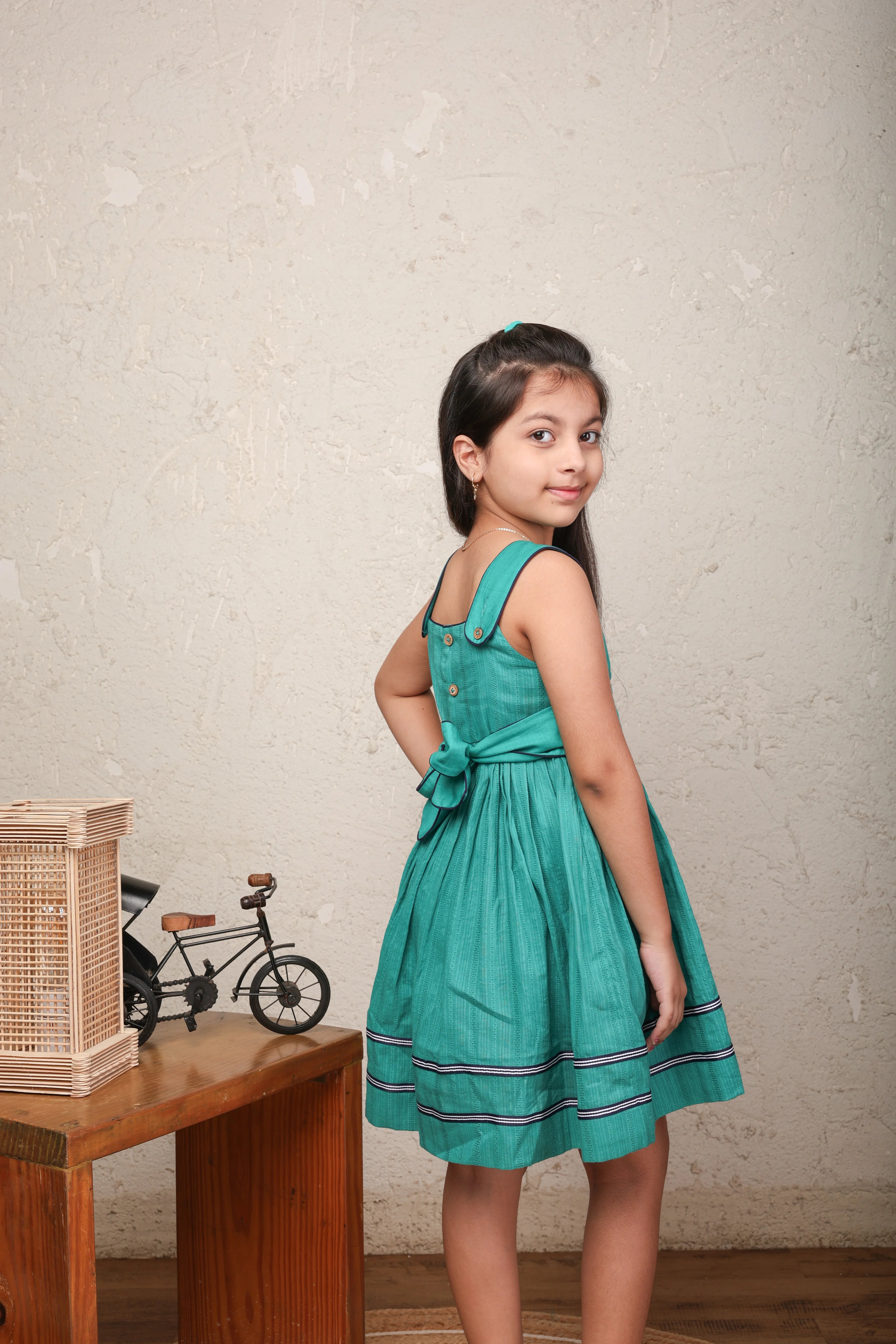 Green Flare Dress