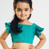 Green Textured Top