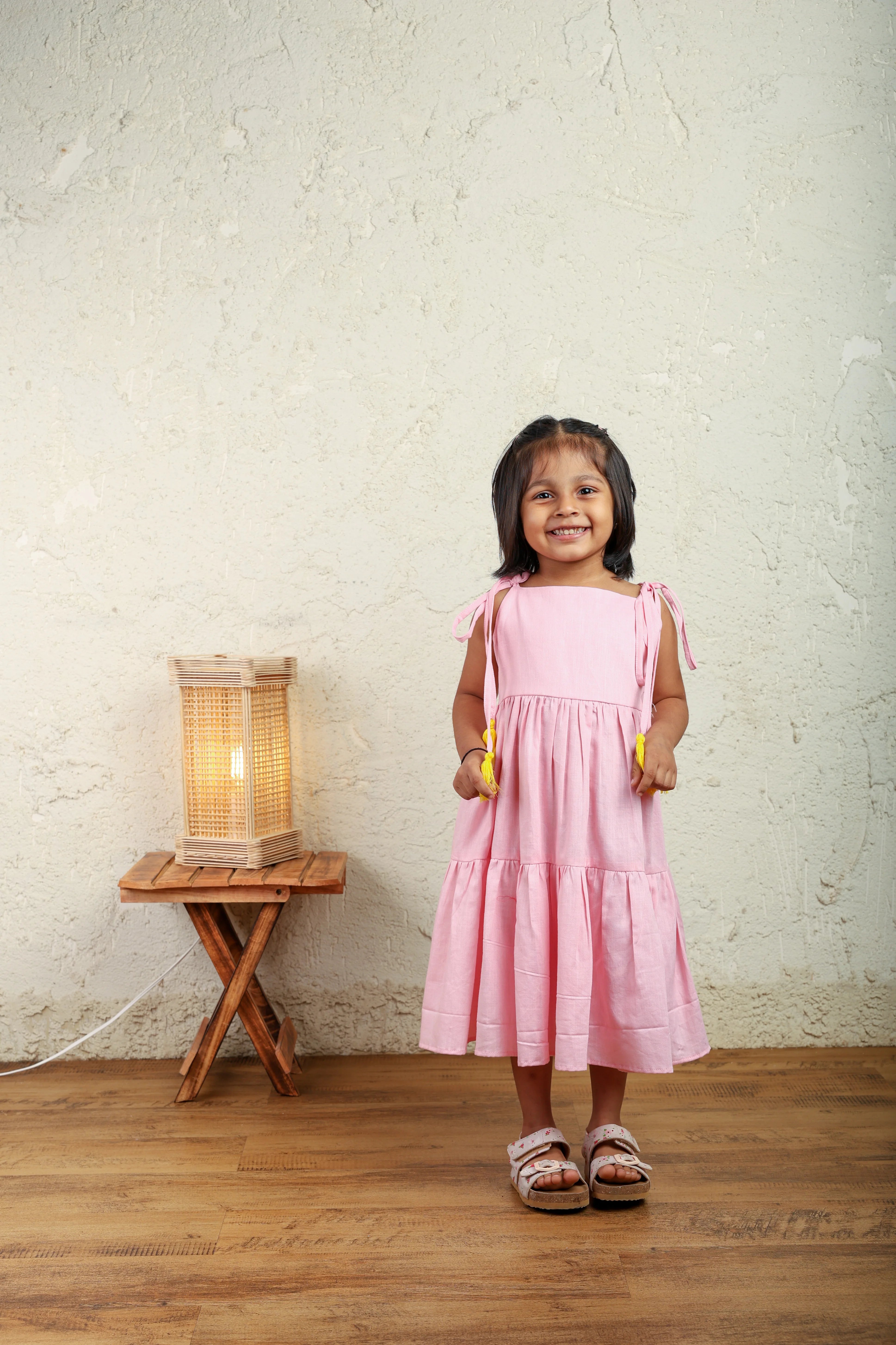 Pink Cotton Twirl Dress