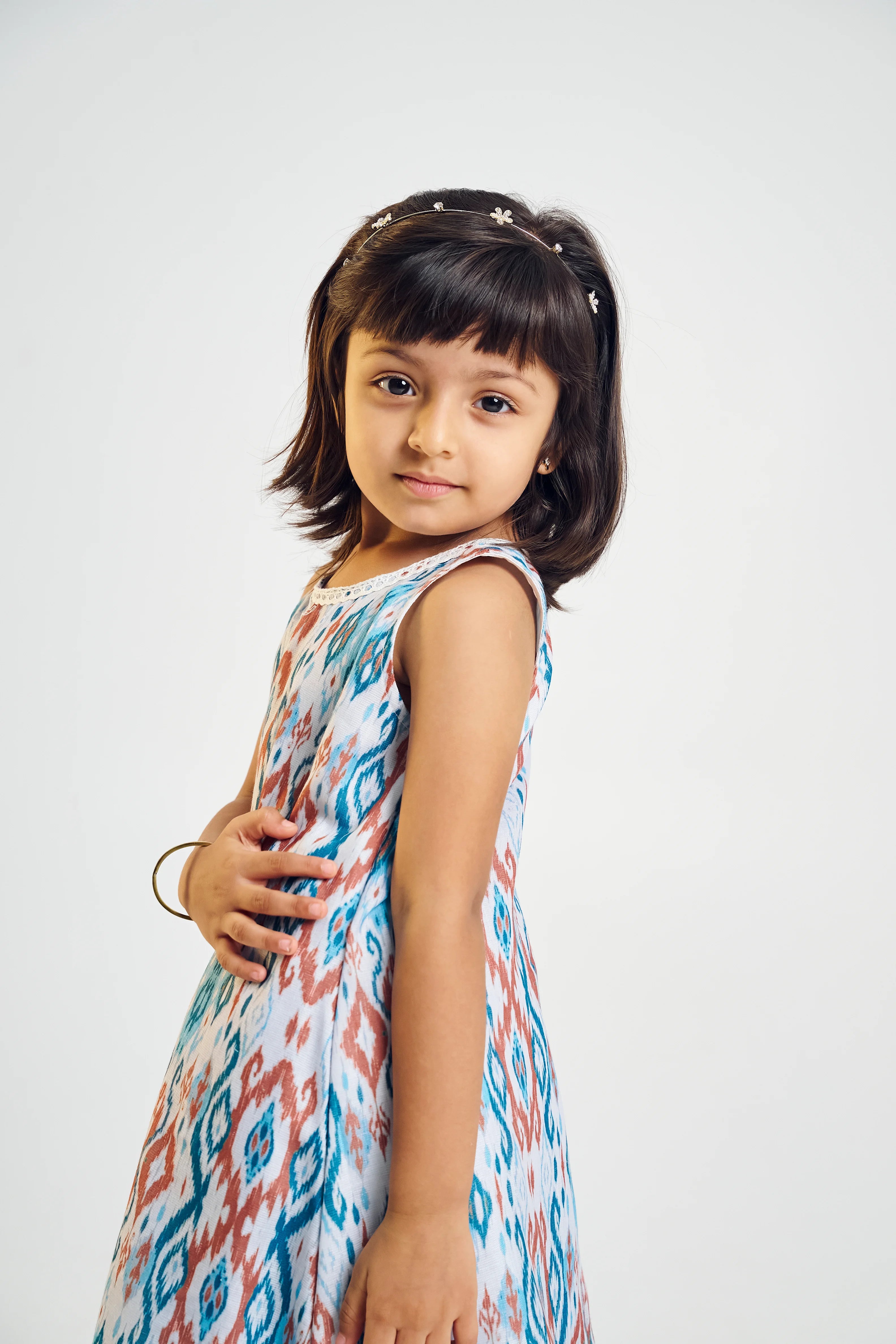 Ikat Inayat Kurta Set With Tulip Pants