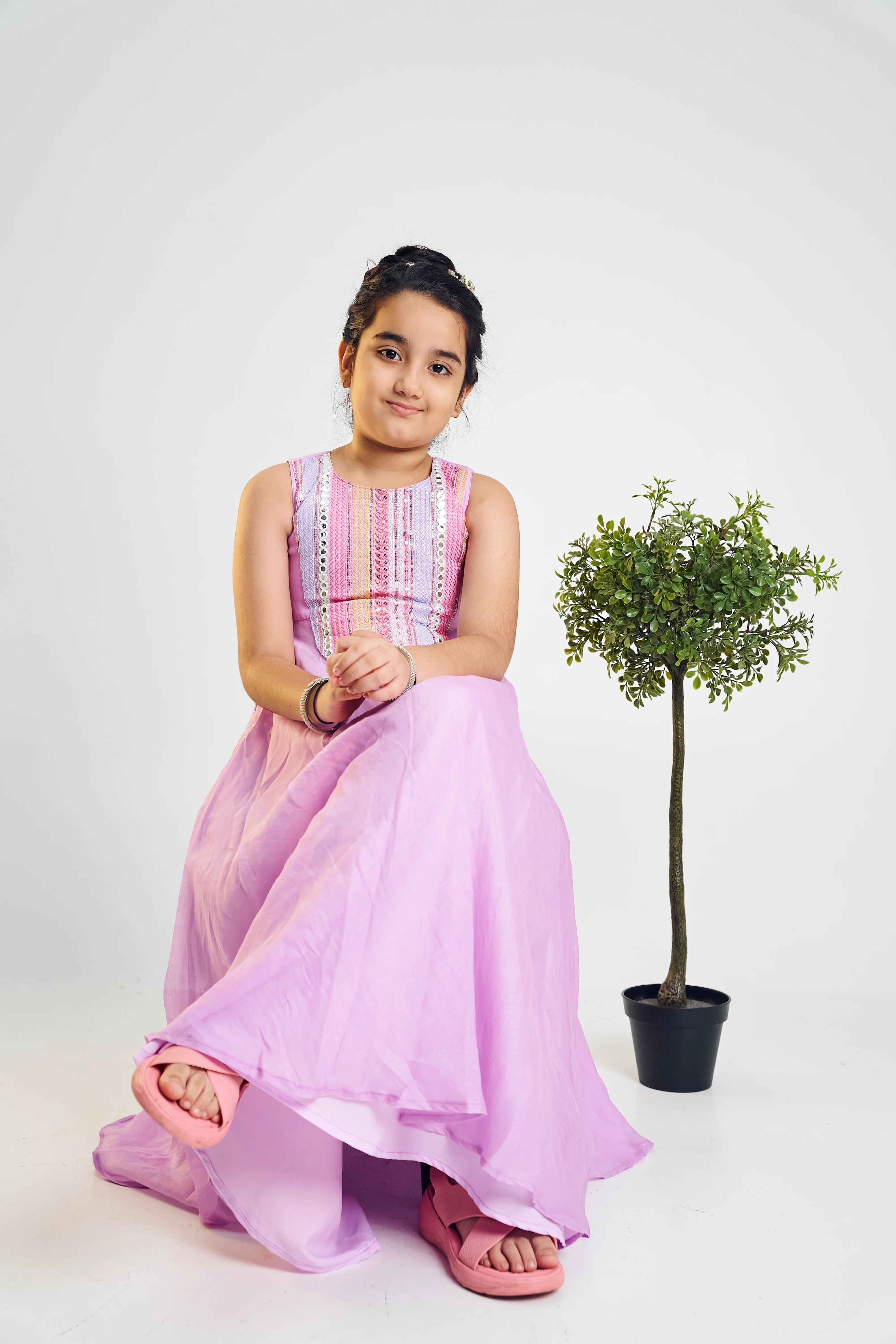 Lavender Noor Maxi Dress